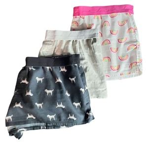 3 pair Vs PINK SLeep Shorts Women's XL